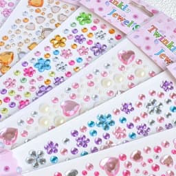 Glitter Face Stickers for Children Rhinestones for Eyes Face Diamonds Bright Stickers Festival Makeup Jewels Stickers ZS006