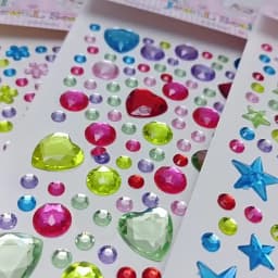 Glitter Face Stickers for Children Rhinestones for Eyes Face Diamonds Bright Stickers Festival Makeup Jewels Stickers ZS006
