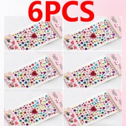 Glitter Face Stickers for Children Rhinestones for Eyes Face Diamonds Bright Stickers Festival Makeup Jewels Stickers ZS006