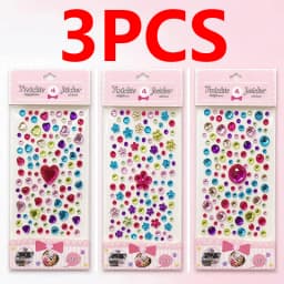 Glitter Face Stickers for Children Rhinestones for Eyes Face Diamonds Bright Stickers Festival Makeup Jewels Stickers ZS006