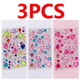 Glitter Face Stickers for Children Rhinestones for Eyes Face Diamonds Bright Stickers Festival Makeup Jewels Stickers ZS006