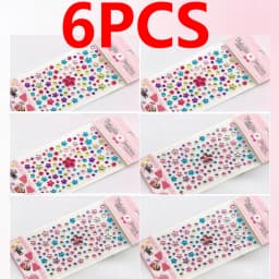 Glitter Face Stickers for Children Rhinestones for Eyes Face Diamonds Bright Stickers Festival Makeup Jewels Stickers ZS006