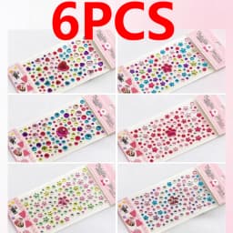 Glitter Face Stickers for Children Rhinestones for Eyes Face Diamonds Bright Stickers Festival Makeup Jewels Stickers ZS006