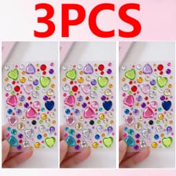 Glitter Face Stickers for Children Rhinestones for Eyes Face Diamonds Bright Stickers Festival Makeup Jewels Stickers ZS006