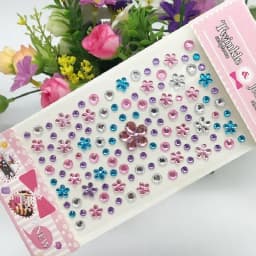 Glitter Face Stickers for Children Rhinestones for Eyes Face Diamonds Bright Stickers Festival Makeup Jewels Stickers ZS006
