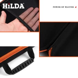 HILDA Large Capacity Tool Bag 3 Sizes Waterproof and Shock Absorbing Bag Electrical Hardware Tool Bag Portable Storage Handbag