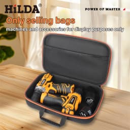 HILDA Large Capacity Tool Bag 3 Sizes Waterproof and Shock Absorbing Bag Electrical Hardware Tool Bag Portable Storage Handbag