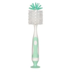 2 in 1 Mother-child Nylon Baby Bottle Cup Cleaning Brush Suction Stand Type Feeding Clean Tool Set