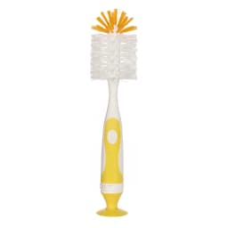 2 in 1 Mother-child Nylon Baby Bottle Cup Cleaning Brush Suction Stand Type Feeding Clean Tool Set
