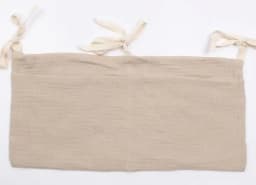 Baby Crib Organizer Cot Caddy Bed Storage Bag 2 Pockets Bedside Hanging Diaper Nursery Toys Bag Diapers Stroller Organize