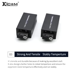 1 Pair Gigabit 100/1000M A/B SC Ethernet Fiber Switch Media Converter Rj45 Optic Transceiver 20KM fibra Switch with Power Supply
