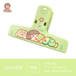 Cute Cartoon ABS Paper Clipper Bookmark Binder Multicolor Office Accessories Document Clip School Supplies Kawaii Stationery