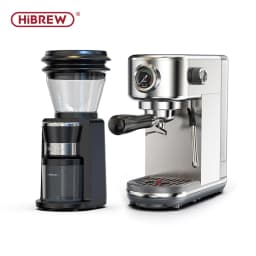 HiBREW Coffee Mill Automatic Electric Coffee Grinder with 31 Gears for Espresso American Coffee Pour Over Visual Bean Storage G3