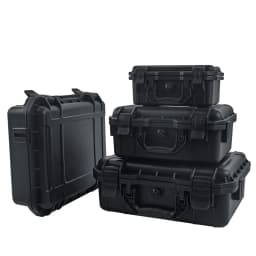 1pc Portable Plastic Protective Safety Tool Box, Waterproof Anti-fall Precision Instrument Case, Sponge Shockproof ToolBox