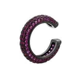 1 Piece Ear Clip on Earring Cuff Rainbow CZ Gold Silver Color Earing Jewelry Aretes Non Pierced Blue Black Clear Clipping