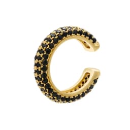 1 Piece Ear Clip on Earring Cuff Rainbow CZ Gold Silver Color Earing Jewelry Aretes Non Pierced Blue Black Clear Clipping