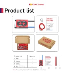 DALY BMS18650 NTC 10S 36V 13S 48V 20A 40A 60A Li-ion Battery with Balance Low High Temperature Cut Off Protection DalyBMS