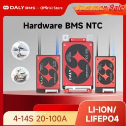 DALY BMS18650 NTC 10S 36V 13S 48V 20A 40A 60A Li-ion Battery with Balance Low High Temperature Cut Off Protection DalyBMS