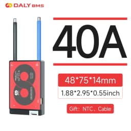 DALY BMS18650 NTC 10S 36V 13S 48V 20A 40A 60A Li-ion Battery with Balance Low High Temperature Cut Off Protection DalyBMS