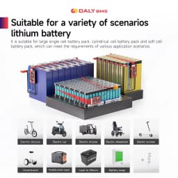 DALY BMS18650 NTC 10S 36V 13S 48V 20A 40A 60A Li-ion Battery with Balance Low High Temperature Cut Off Protection DalyBMS