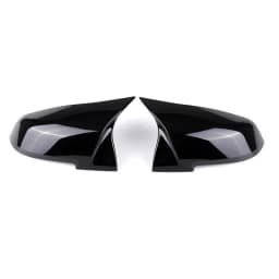 2 pieces Rearview Mirror Cover Cap Carbon Black for BMW Series 1 2 3 4 X M 220i 328i 420i F20 F21 F22 F23 F30 F32 F33 F36 X1