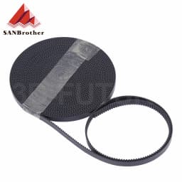 GT2 Belt PU with Steel Core GT2 Belt 2GT Timing Belt Width 6mm 10mm 9/15mm for 3D printer parts Anti-wear Reinforce Open Belt
