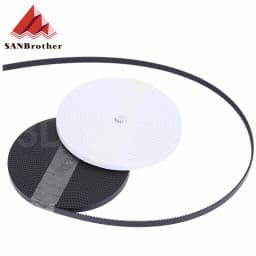 GT2 Belt PU with Steel Core GT2 Belt 2GT Timing Belt Width 6mm 10mm 9/15mm for 3D printer parts Anti-wear Reinforce Open Belt