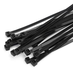 Plastic Nylon Cable Tie 100 PCS Black 5X300 Cable Tie Fixing Ring 3X200 Cable Tie Zipper with 5X200 Self-Locking Nylon Cable Tie