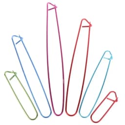 2/6PCS One Set Aluminum Knitting Needles Clip Craft Stitch Holders Safety Pins Crochet Hooks Locking Weaving Sewing Tools