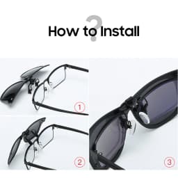 VIVIBEE Flip Up Clip on Sun Glasses for Men Driving Sunglasses Light Fishing Female Anti-UVA UVB Polarized Night Vision Lens