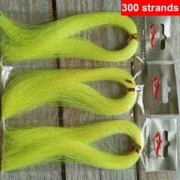 3 or 10 bundle/lot 300 strands fly fishing lure tinsel twisted strand string line tying flash crystal shining diy material