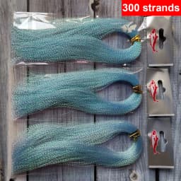 3 or 10 bundle/lot 300 strands fly fishing lure tinsel twisted strand string line tying flash crystal shining diy material