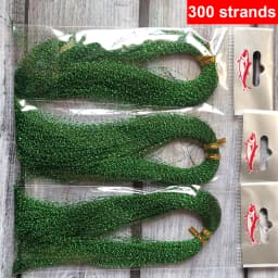 3 or 10 bundle/lot 300 strands fly fishing lure tinsel twisted strand string line tying flash crystal shining diy material