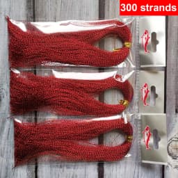 3 or 10 bundle/lot 300 strands fly fishing lure tinsel twisted strand string line tying flash crystal shining diy material