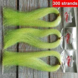 3 or 10 bundle/lot 300 strands fly fishing lure tinsel twisted strand string line tying flash crystal shining diy material