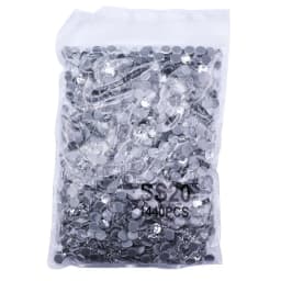 HotFix Crystal Rhinestone AB With Glue Bottom DMC Rhinestone All Sizes Sewing And Fabric Clothing Shoes Bag Decoration