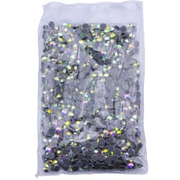 HotFix Crystal Rhinestone AB With Glue Bottom DMC Rhinestone All Sizes Sewing And Fabric Clothing Shoes Bag Decoration