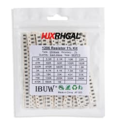 0402 0805 0603 1206 2512 1210 SMD Resistor Kit Assorted Kit Sample Kit 10/20/33/36/60/80 Values 1K 10K 20K 100K 100 200 220 ohm