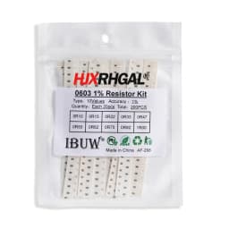 0402 0805 0603 1206 2512 1210 SMD Resistor Kit Assorted Kit Sample Kit 10/20/33/36/60/80 Values 1K 10K 20K 100K 100 200 220 ohm