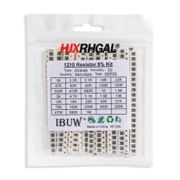 0402 0805 0603 1206 2512 1210 SMD Resistor Kit Assorted Kit Sample Kit 10/20/33/36/60/80 Values 1K 10K 20K 100K 100 200 220 ohm