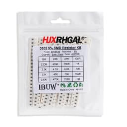 0402 0805 0603 1206 2512 1210 SMD Resistor Kit Assorted Kit Sample Kit 10/20/33/36/60/80 Values 1K 10K 20K 100K 100 200 220 ohm