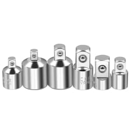Ratchet Wrench Socket Converter Sleeve Head Adapter 1/2" Big Fly to 3/8" Fly to 1/4" Stainless Steel to 1/4" to 1/2" to 3/8"