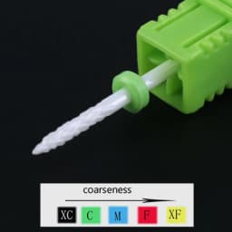 Small Ball Ceramic Nail Drill Bit Milling Cutter For Manicure Pedicure Apparatus Manicure Gel Polish Remove Nail Bits
