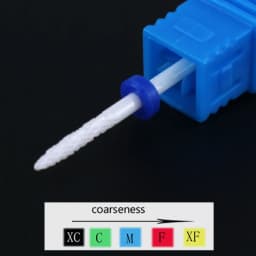 Small Ball Ceramic Nail Drill Bit Milling Cutter For Manicure Pedicure Apparatus Manicure Gel Polish Remove Nail Bits