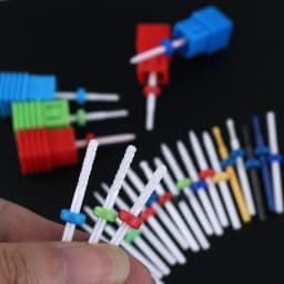 Small Ball Ceramic Nail Drill Bit Milling Cutter For Manicure Pedicure Apparatus Manicure Gel Polish Remove Nail Bits