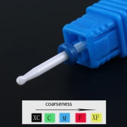 Small Ball Ceramic Nail Drill Bit Milling Cutter For Manicure Pedicure Apparatus Manicure Gel Polish Remove Nail Bits