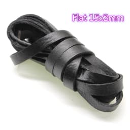 2Meter Genuine Cow Leather Cords Round Flat Leather Strap String Rope for DIY Necklace Bracelet Jewelry Making Accessories