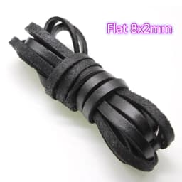 2Meter Genuine Cow Leather Cords Round Flat Leather Strap String Rope for DIY Necklace Bracelet Jewelry Making Accessories