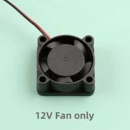 25x25mm 25*50mm Heatsink and 5V 12V Cooling Fan Combination Aluminum Radiator Small Cooler for PCB Raspberry Pi RPI