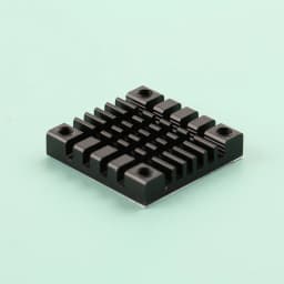 25x25mm 25*50mm Heatsink and 5V 12V Cooling Fan Combination Aluminum Radiator Small Cooler for PCB Raspberry Pi RPI